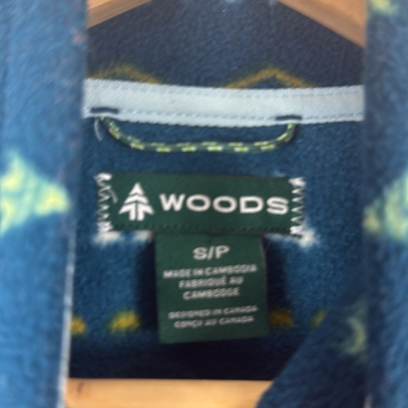 Woods Women's Blakiston Quarter Zip Fleece Sweatshirt Size Small - Picture 3 of 7